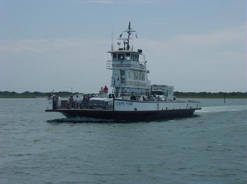 Ride the ferry from Ocracoke to Hatteras Island.  Its free courtesy of NC DOT