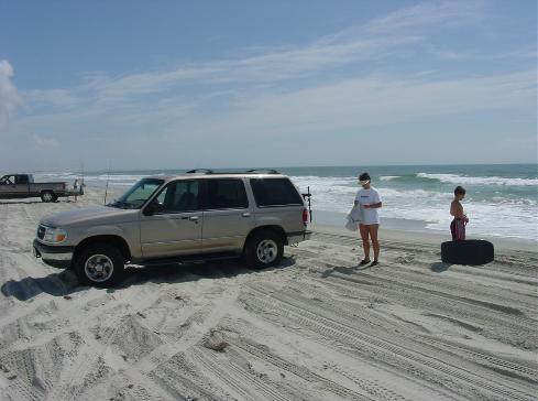 The beaches on the Outer Banks permit 4X4 operation in limited areas.  These are great getaways for fishing...or just to see the vibrant wildlife