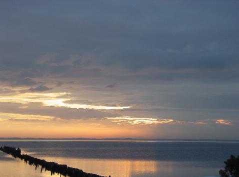 Yet another perfect pastel sunset on Currituck Sound