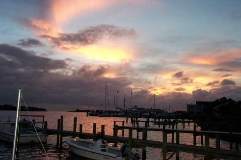 Take a drive to Ocracoke and enjoy a meal on Silverlake Harbor