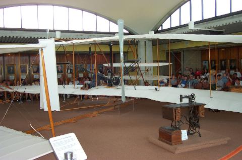 Visit the National Historic Site in Kitty Hawk and hearr the story of Oroville and Wilbur's famous flight